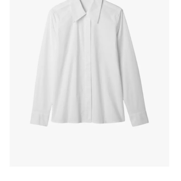 cult gaia Tops - Cult Gaia x GAP White Open Back Shirt